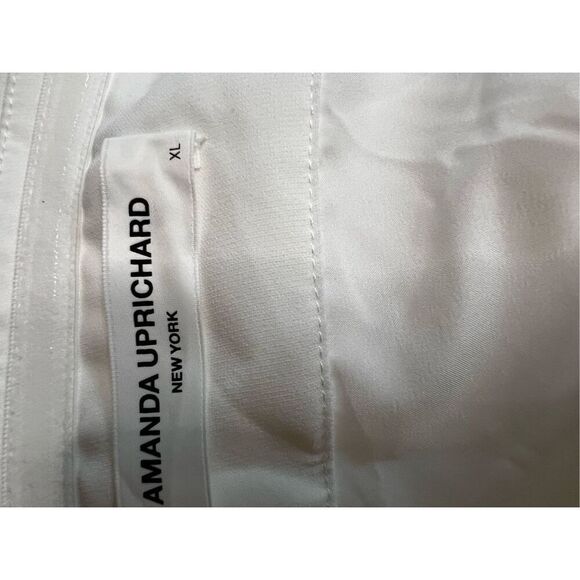 Amanda Uprichard Women's White Yadira Strapless Wide Leg Jumpsuit Sz XL & M NWOT - Picture 8 of 10